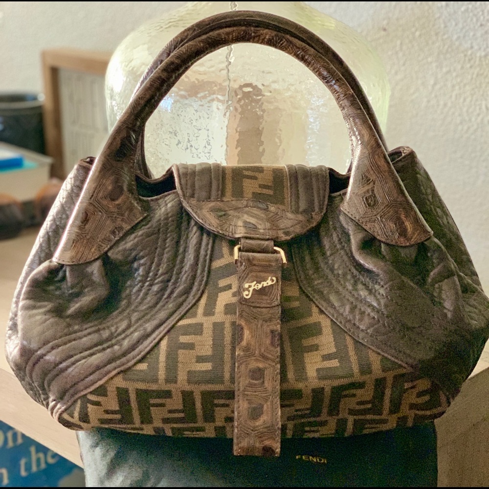 Fendi Tortoise Spy Bag